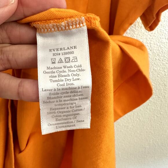 EVERLANE Organic Cotton Weekend Dress Size L Clean Girl Casual Preppy Minimalist - Picture 11 of 11